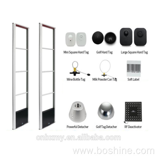 Eas rf antenna wide-range security alarm system gate